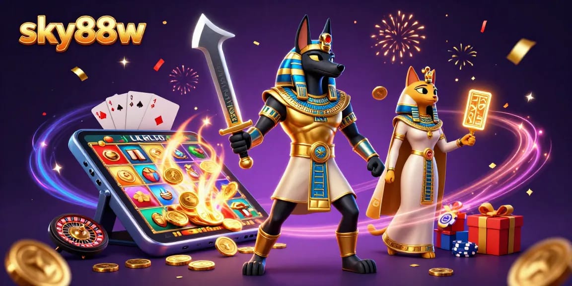 Engage with sky88w's thrilling energy while playing dynamic slot games and winning rewards!