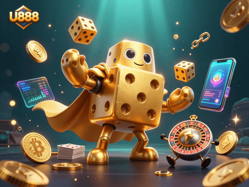 Experience thrilling gaming with U888’s dynamic casino characters and crypto elements.