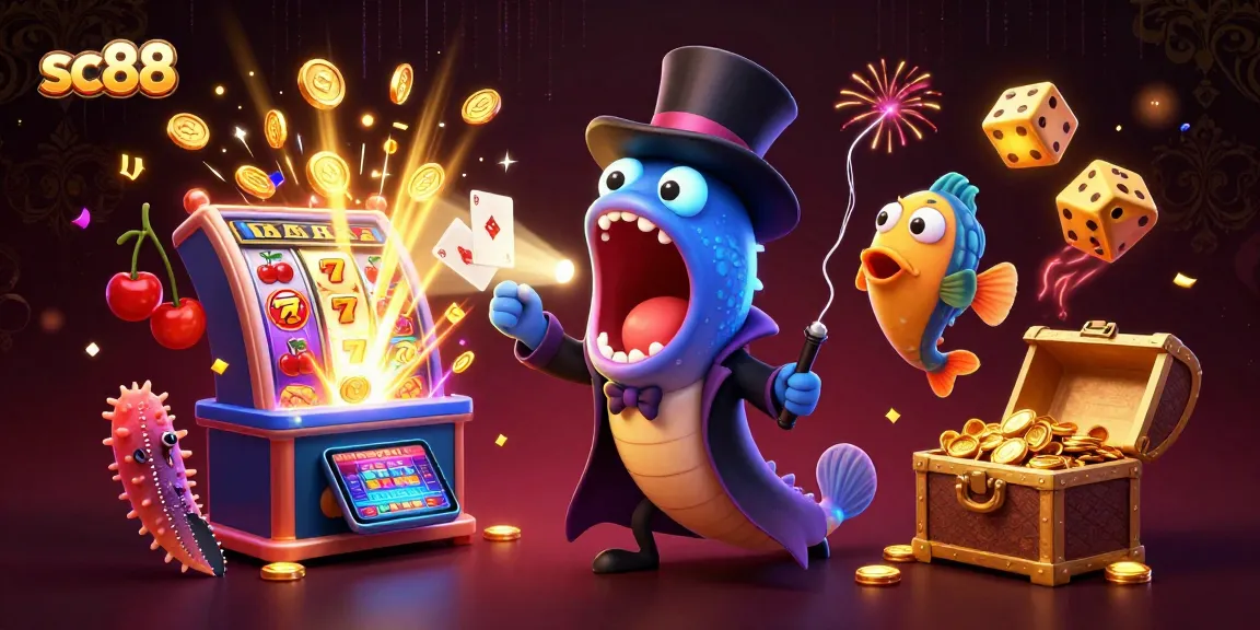 Experience the sc88 online casino magic with vibrant characters and thrilling jackpot visuals.
