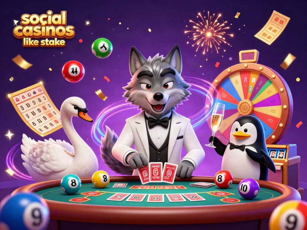 Play thrilling games at social casinos like stake, featuring fun card games and dynamic lottery elements.