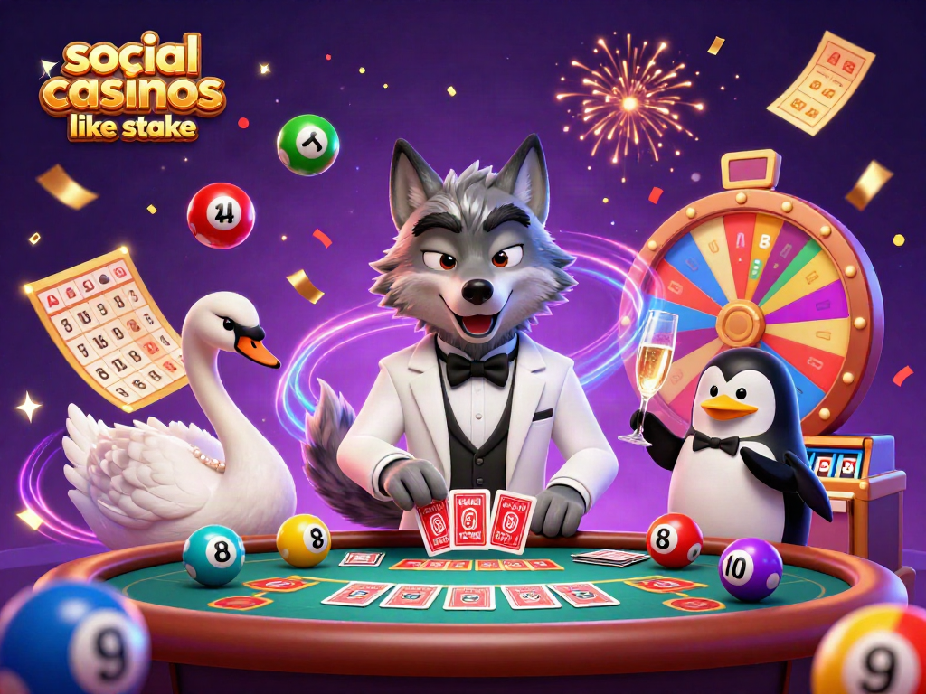 Play thrilling games at social casinos like stake, featuring fun card games and dynamic lottery elements.