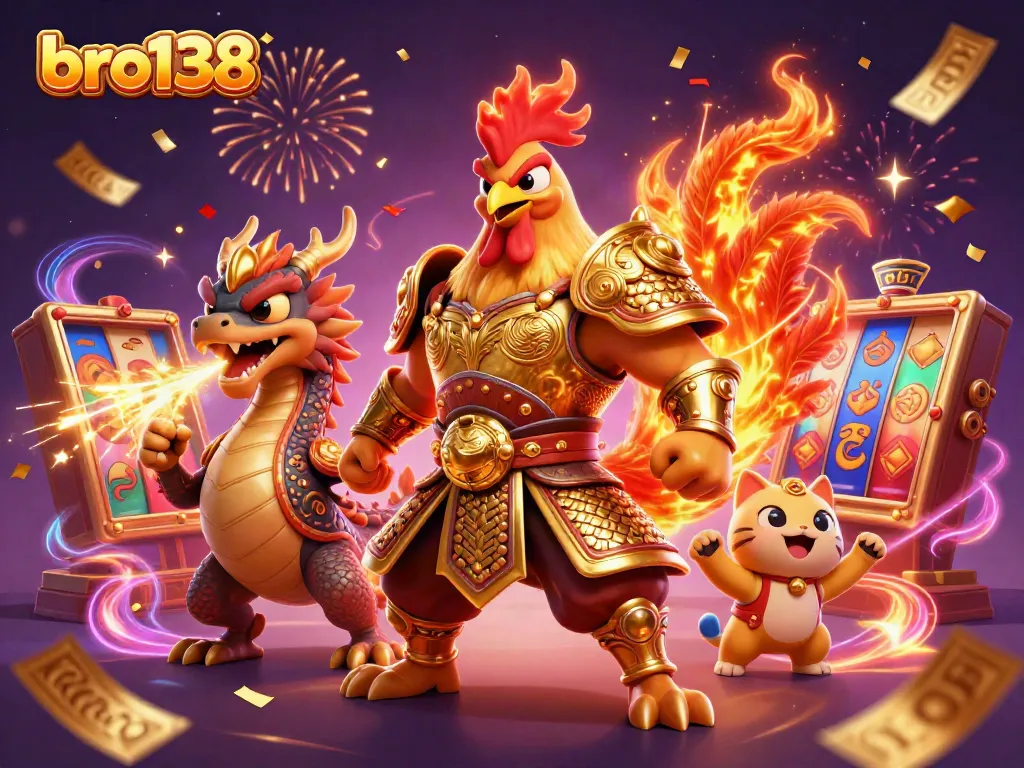 Experience thrilling wins with bro138's dynamic gaming features, vibrant characters, and captivating visuals.