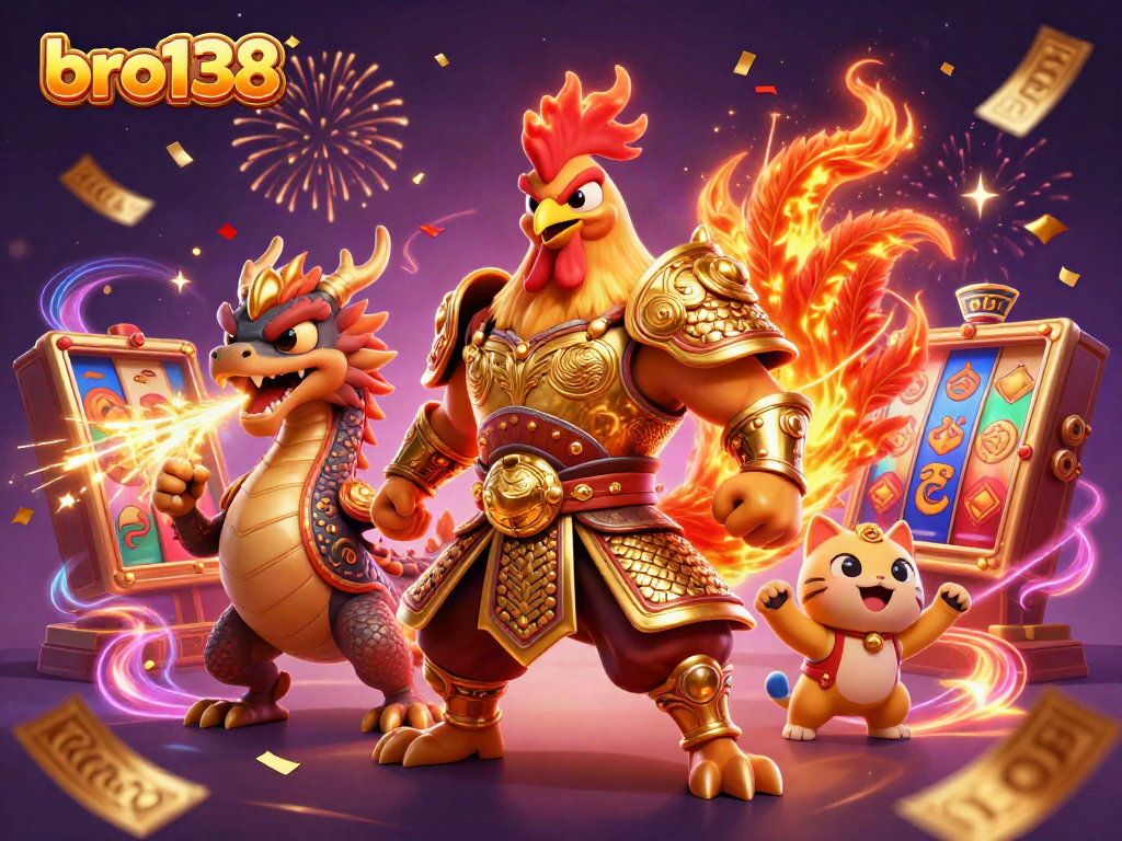Experience thrilling wins with bro138's dynamic gaming features, vibrant characters, and captivating visuals.