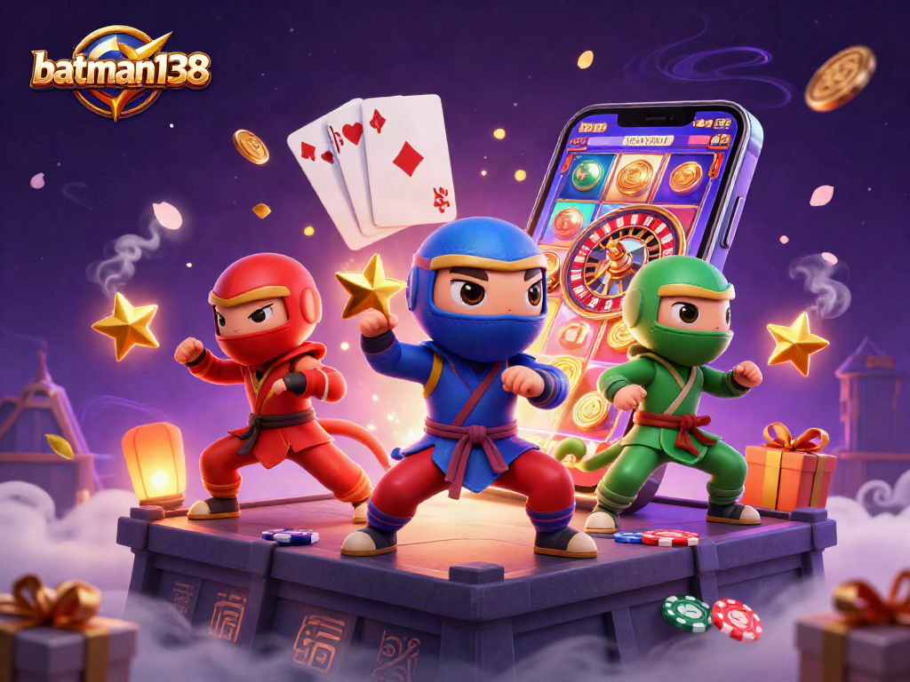 Engaging batman138 slot game features showcased by ninja chameleons' dynamic martial arts.