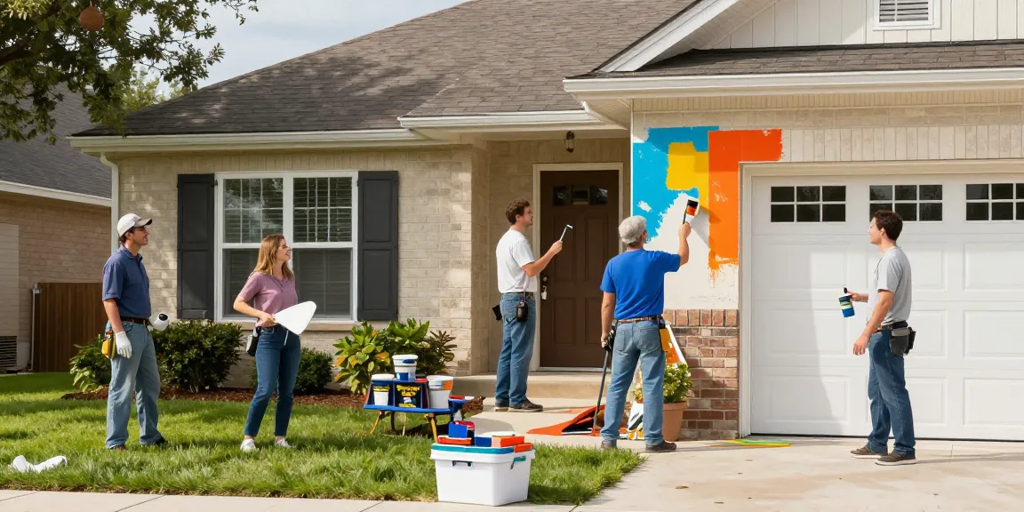 Spray tex painting company providing trusted local services with professional contractors enhancing homes in the Dallas-Fort Worth area.