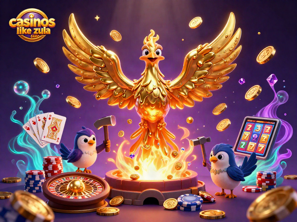Play exciting games like casinos like zula casino with golden phoenix and thrilling casino elements.