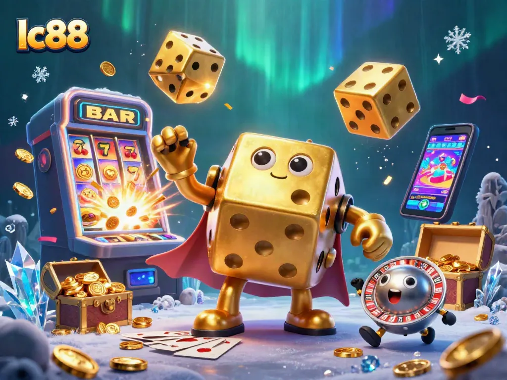 Experience thrilling action with lc88 at the dynamic casino jackpot scene bursting with vivid elements.