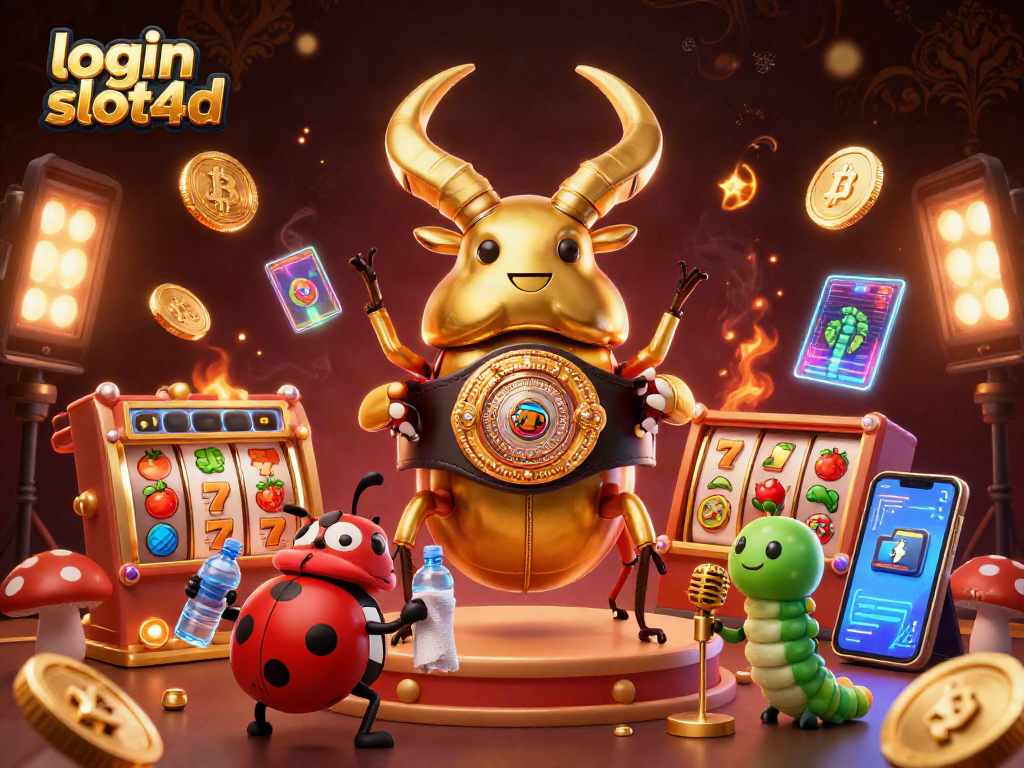 Engage in thrilling gaming with login slot4d featuring dynamic casino elements and vibrant characters.