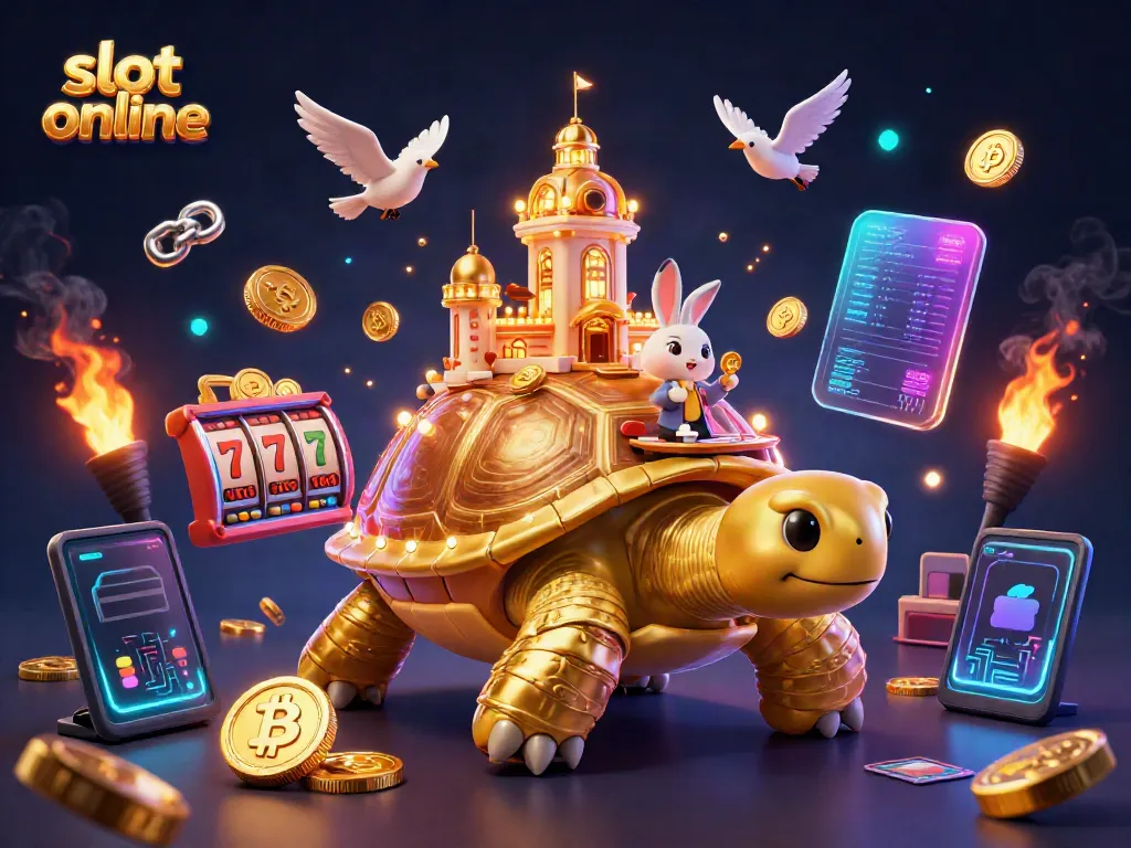 Play thrilling slot online games surrounded by vibrant characters and gold coins.