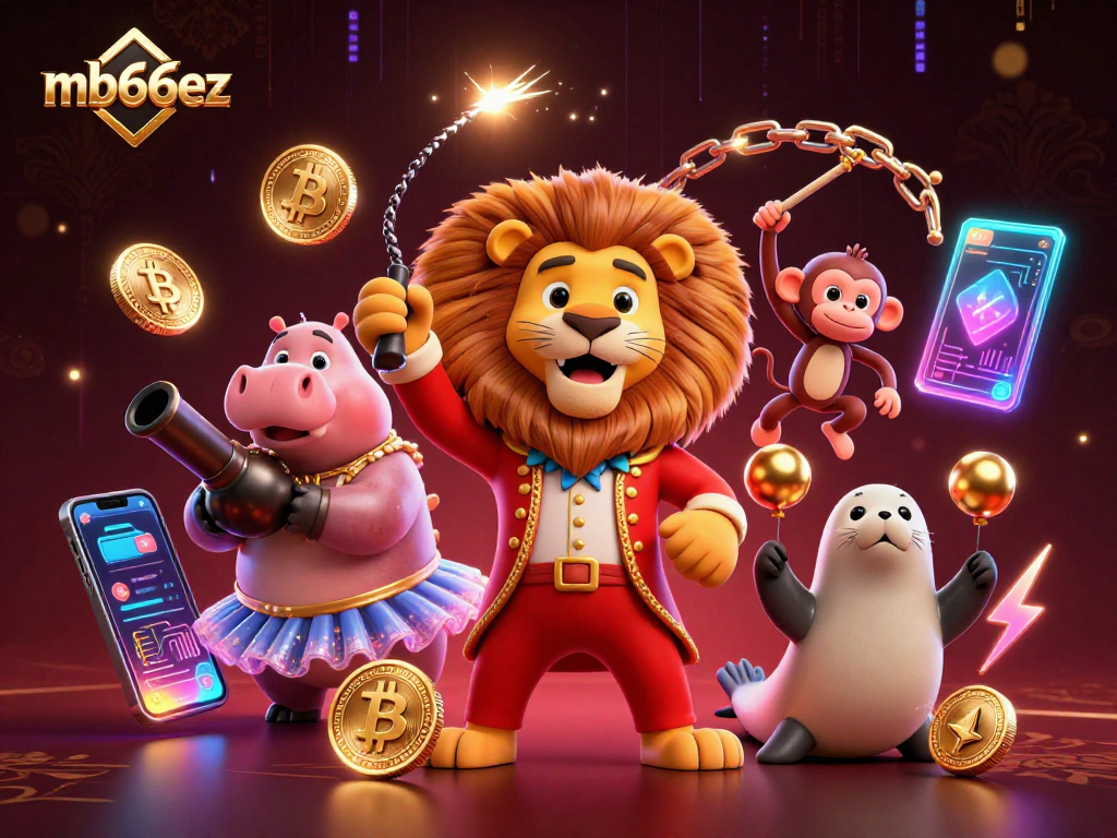 Experience thrilling gameplay at mb66ez with vibrant characters and dynamic crypto elements.