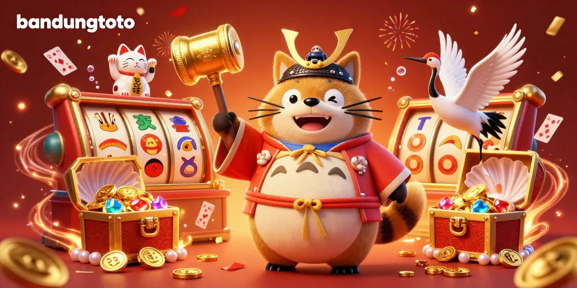 Engage with exciting slots and games at bandungtoto featuring lucky tanuki and vibrant symbols.