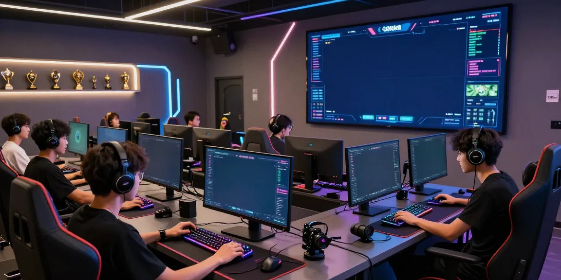 Dynamic gaming scene showcasing qqmacan login interface with gamers in action.