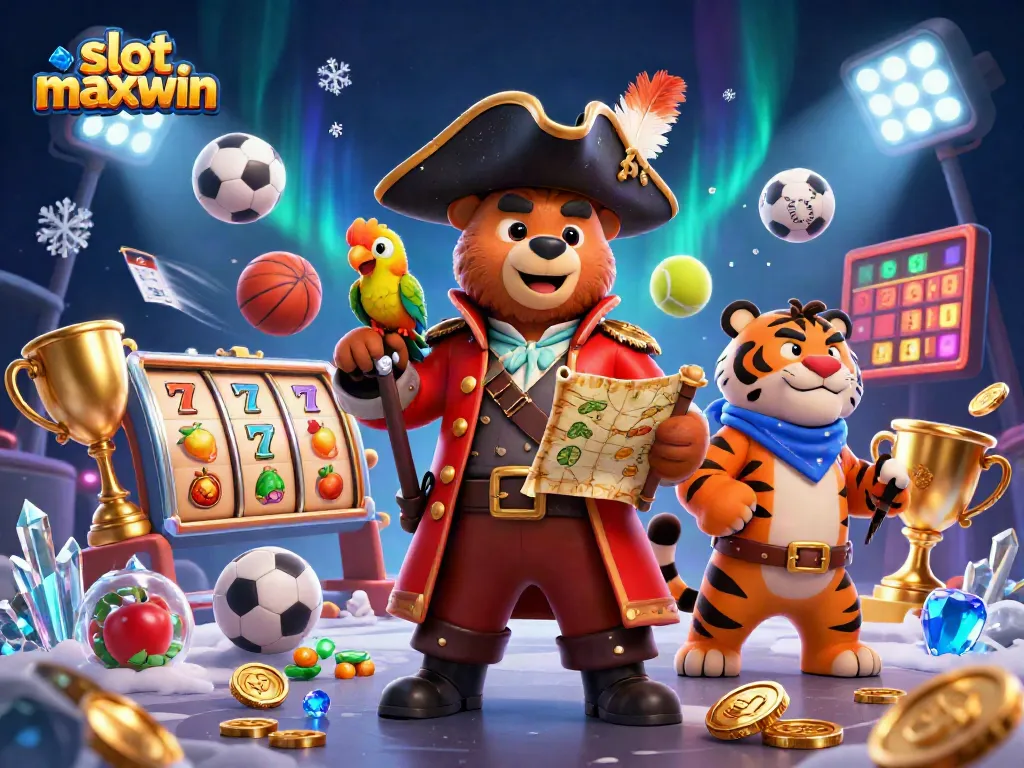 Maximize wins with slot maxwin in a vibrant casino scene featuring dynamic 3D elements.