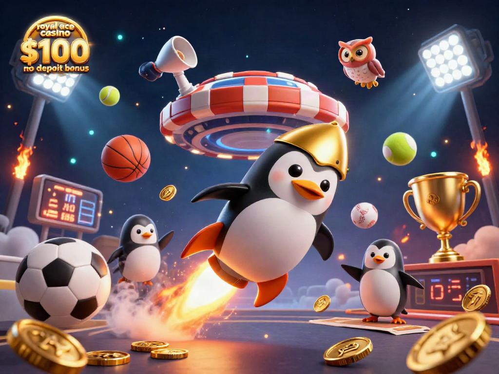 Play with the royal ace casino $100 no deposit bonus and cash out huge wins with lively casino-themed animation.