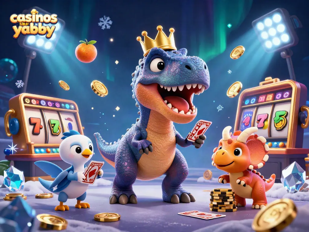 Engage with casinos like yabby featuring fun dinosaur characters and gaming elements in a dynamic casino setting.