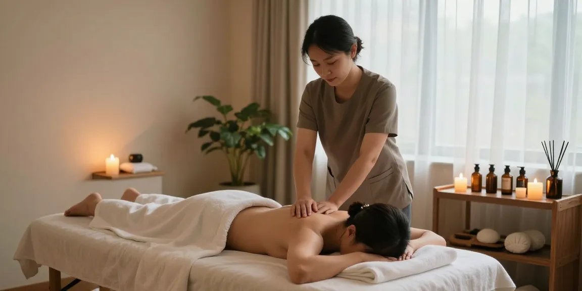 Experience soothing 구리출장마사지 therapy in a tranquil massage room.